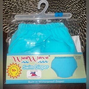 Wee Wave Blue Swim Diaper size xl